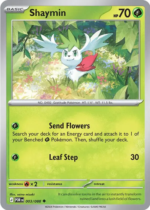 Shaymin card art
