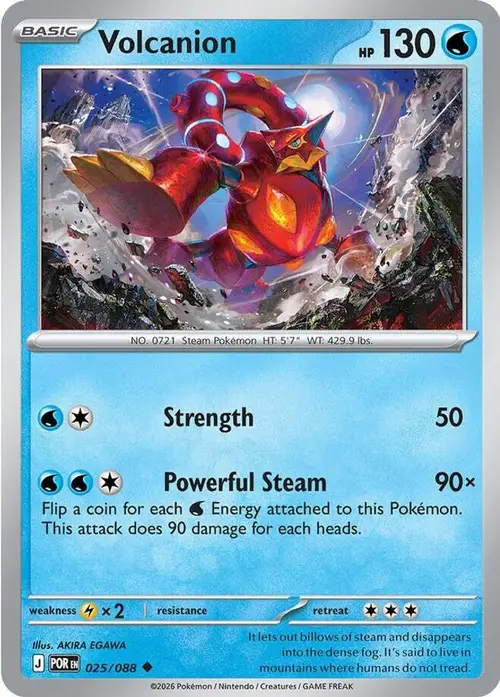 Volcanion card art