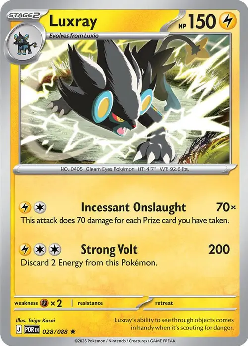 Luxray card art