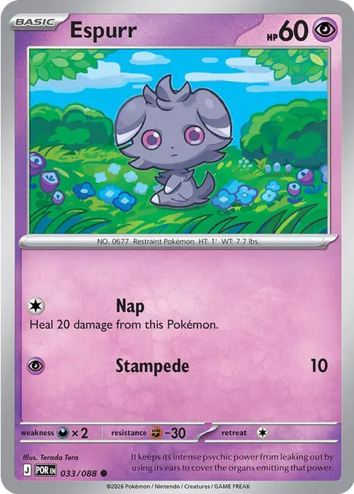 Espurr - 033/088 card art
