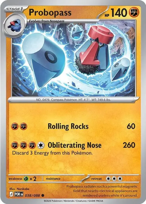 Probopass - 038/088 card art