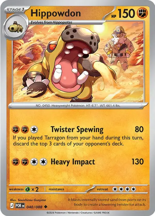 Hippowdon card art