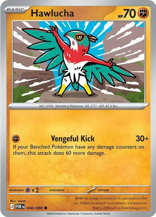 Hawlucha card art