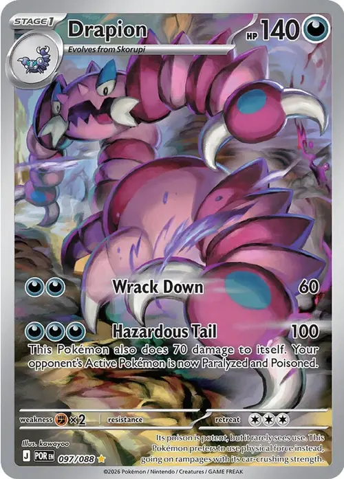 Drapion - 097/088 card art