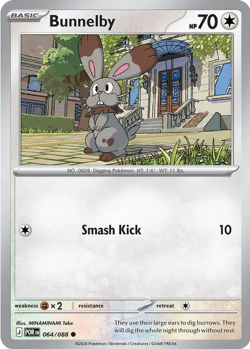 Bunnelby card art