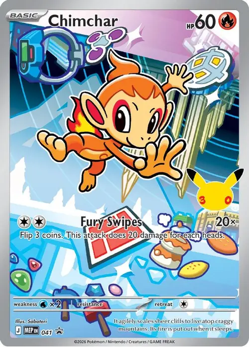 Chimchar - 041 card art