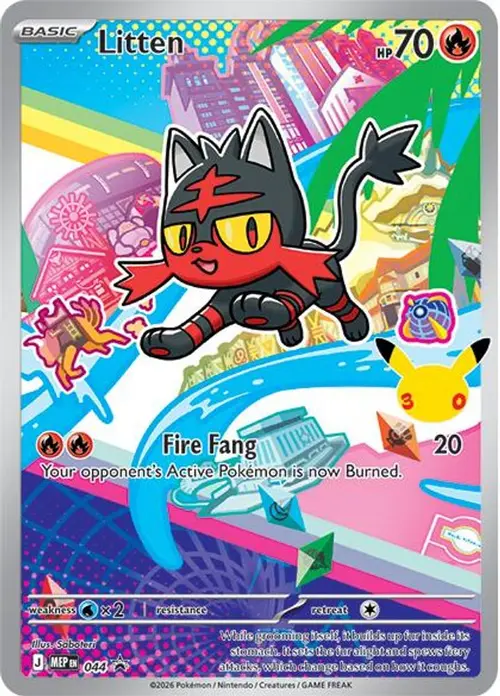 Litten - 044 card art