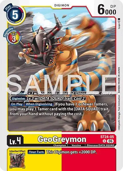 GeoGreymon card art