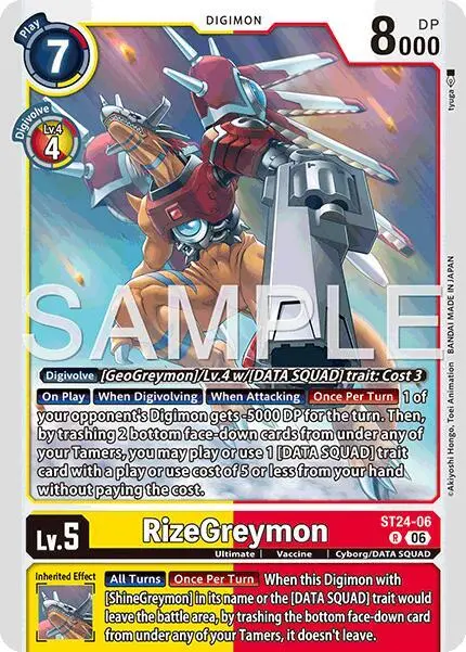 RizeGreymon card art