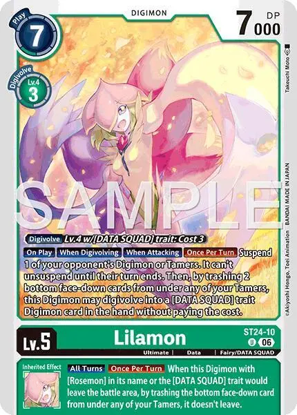 Lilamon card art