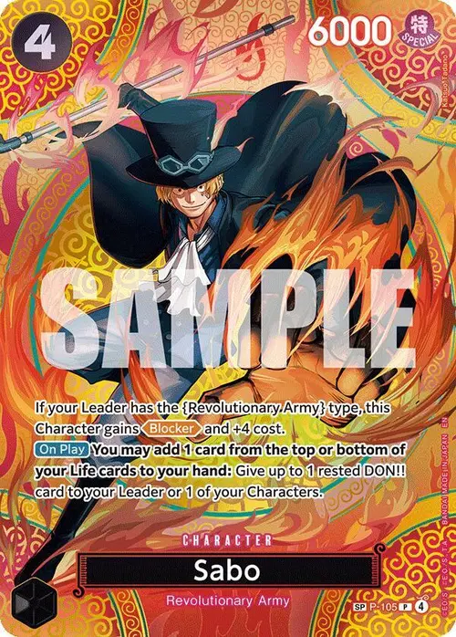 Sabo (P-105) (SP) card art