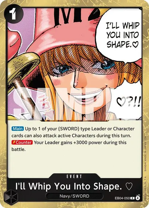 I'll Whip You Into Shape. card art