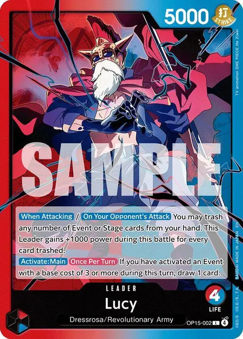Lucy card art