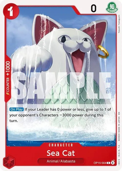 Sea Cat card art