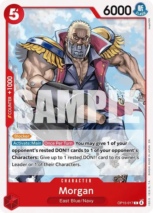Morgan card art