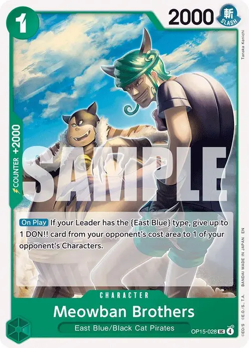 Meowban Brothers card art