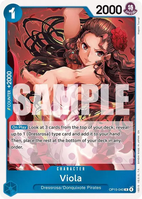 Viola card art