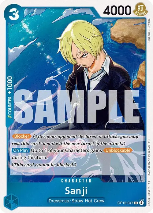 Sanji (OP15-047) card art