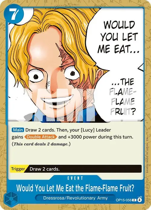 Would You Let Me Eat the Flame-Flame Fruit? card art