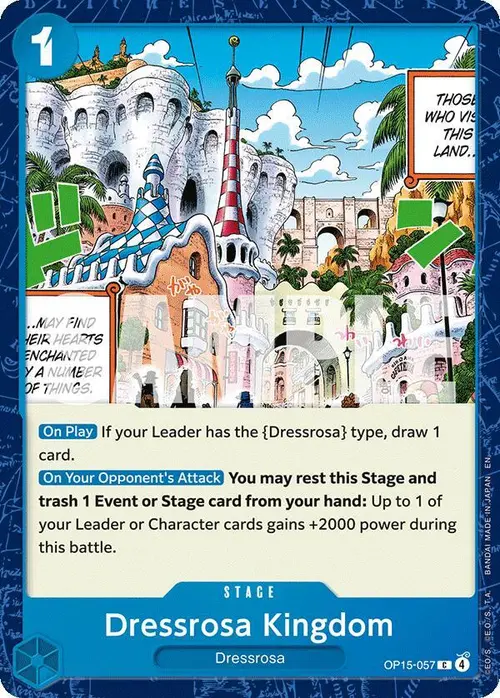 Dressrosa Kingdom card art