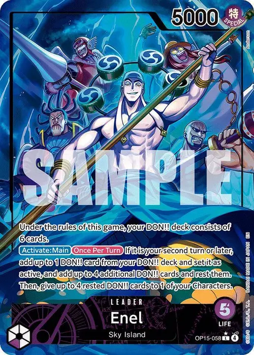Enel (OP15-058) (Alternate Art) card art