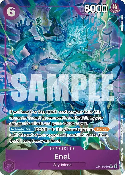 Enel (OP15-060) (Alternate Art) card art