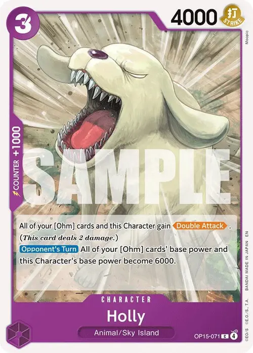 Holly card art