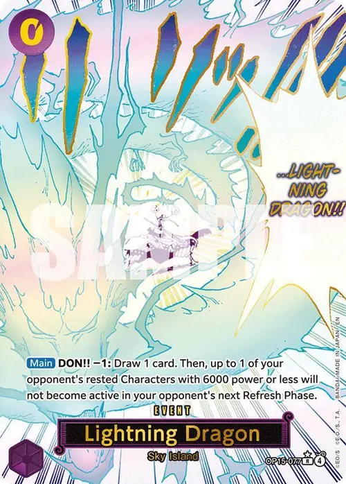 Lightning Dragon (Alternate Art) card art