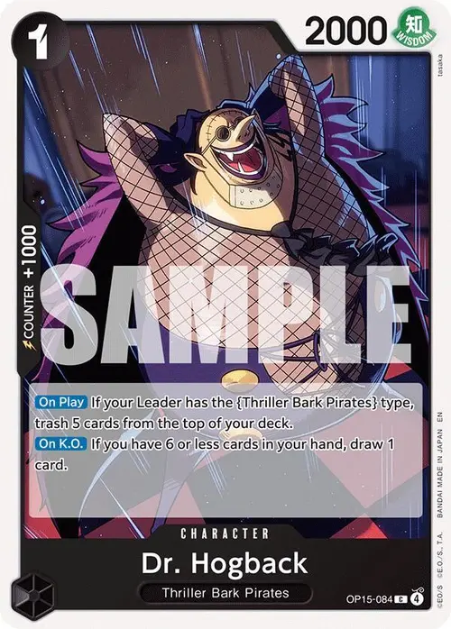 Dr. Hogback card art