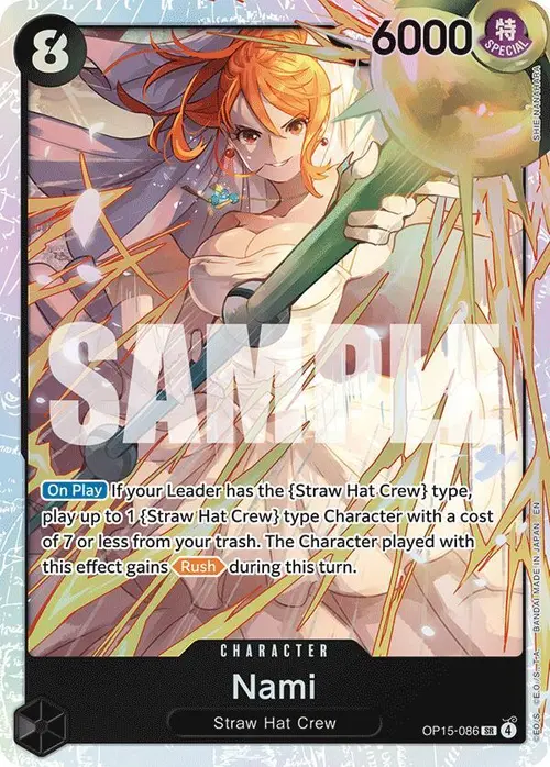 Nami (OP15-086) card art