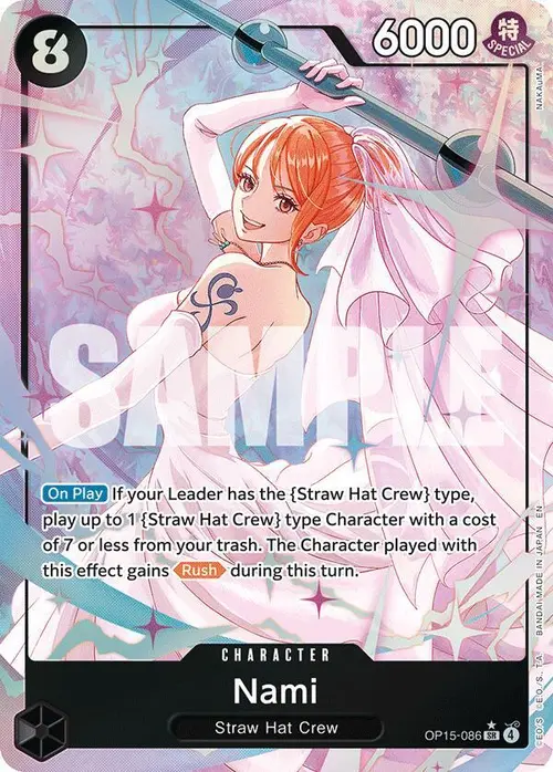 Nami (OP15-086) (Alternate Art) card art
