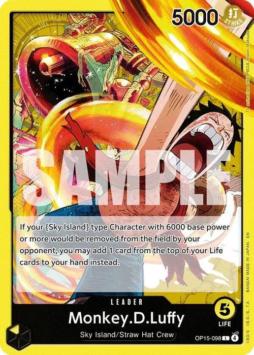 Monkey.D.Luffy (OP15-098) card art
