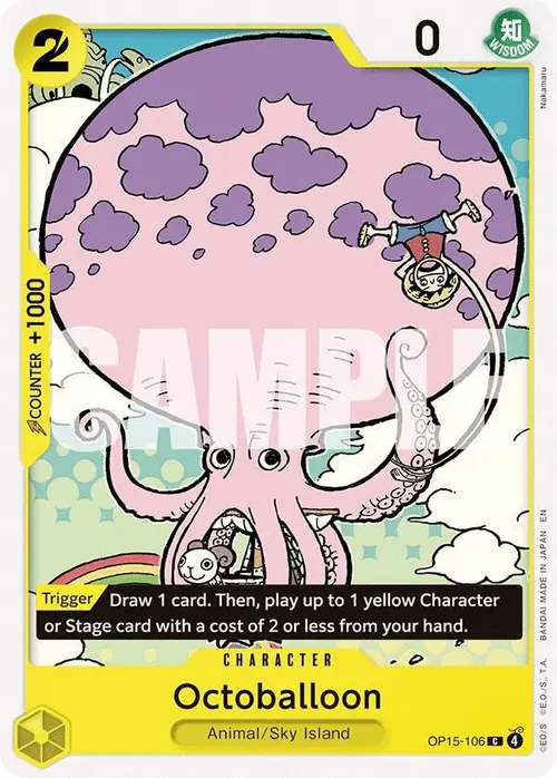 Octoballoon card art