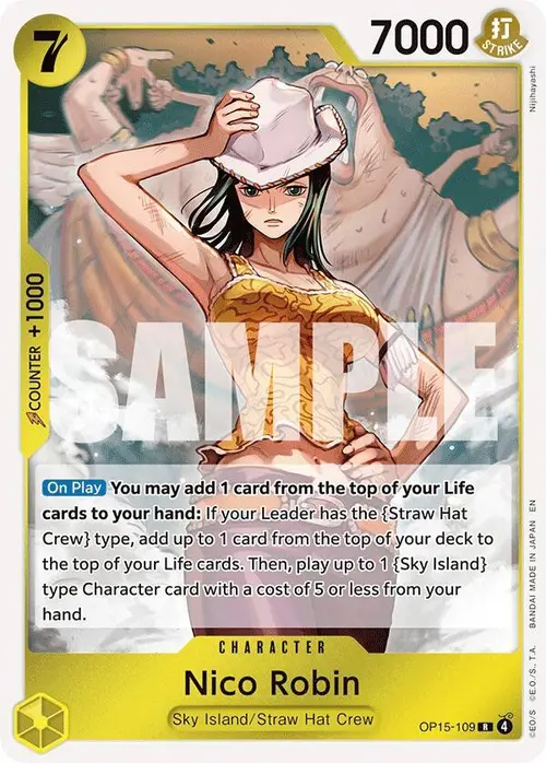 Nico Robin (OP15-109) card art