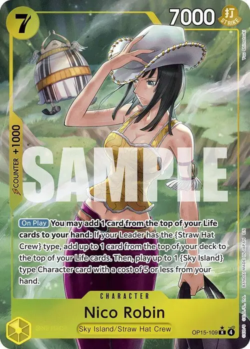 Nico Robin (OP15-109) (Alternate Art) card art