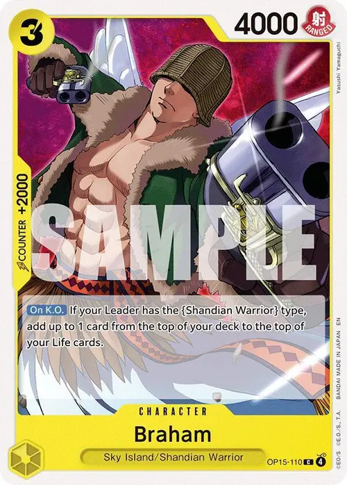 Braham card art
