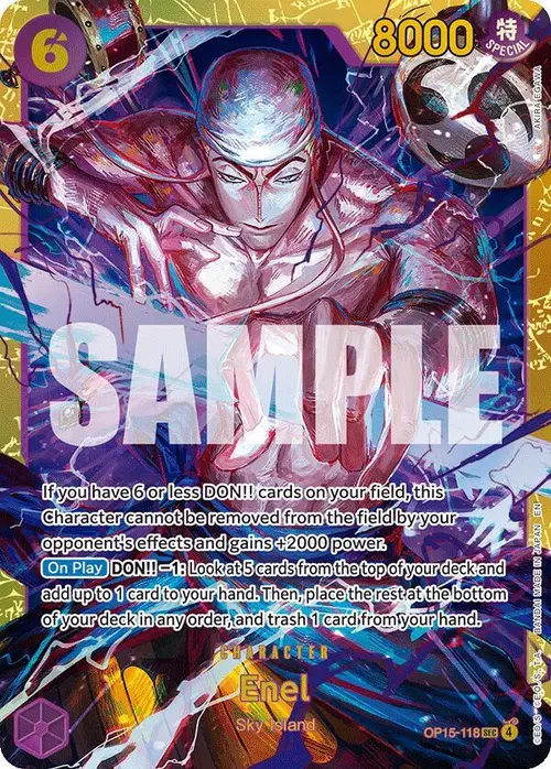 Enel (OP15-118) card art