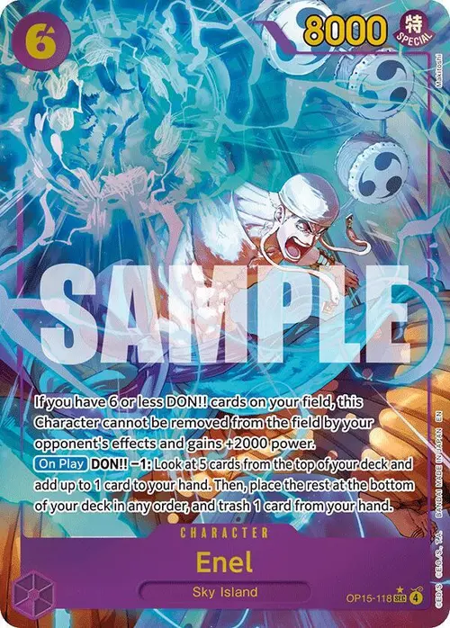 Enel (OP15-118) (Alternate Art) card art