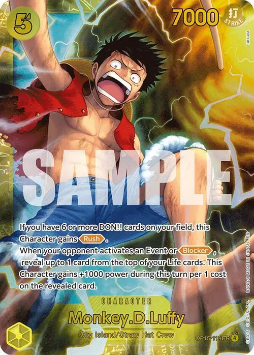 Monkey.D.Luffy (OP15-119) card art