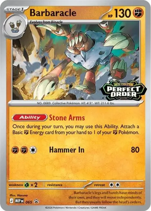 Barbaracle - 065 card art