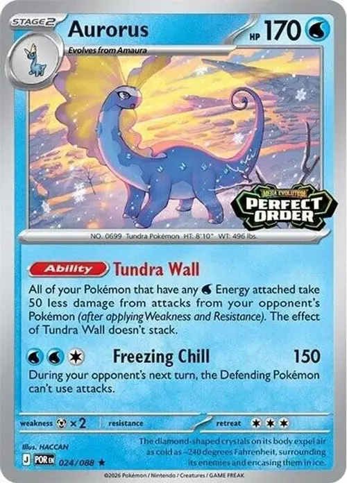 Aurorus (Perfect Order Stamped) card art