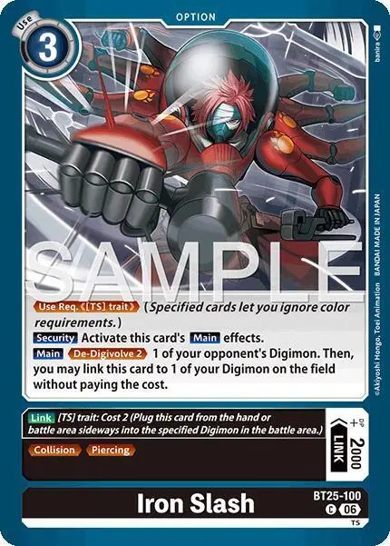 Iron Slash card art