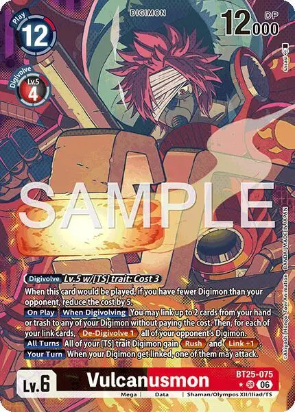 Vulcanusmon (Alternate Art) card art