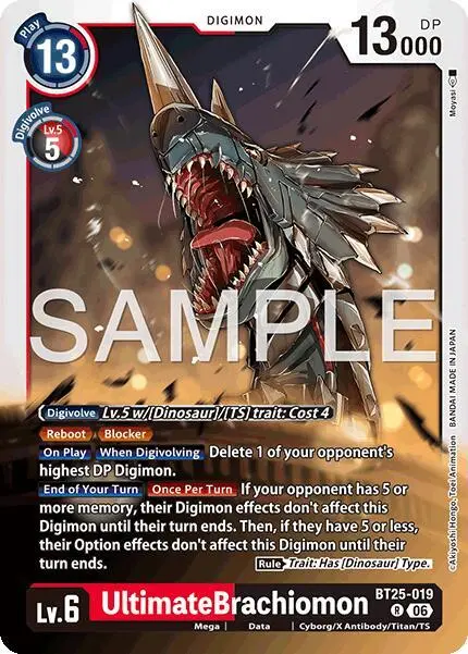 UltimateBrachiomon card art