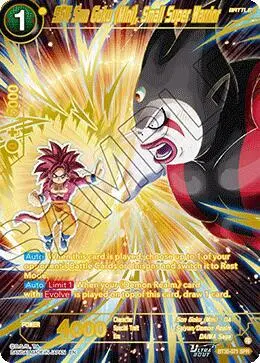 SS4 Son Goku (Mini), Small Super Warrior (SPR) card art
