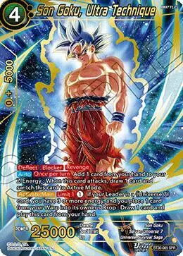 Son Goku, Ultra Technique (SPR) card art