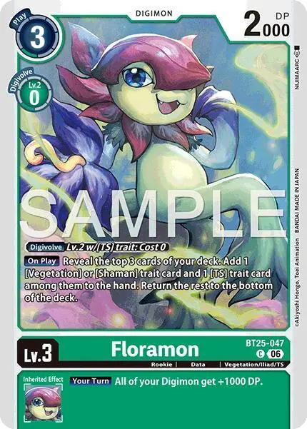Floramon card art