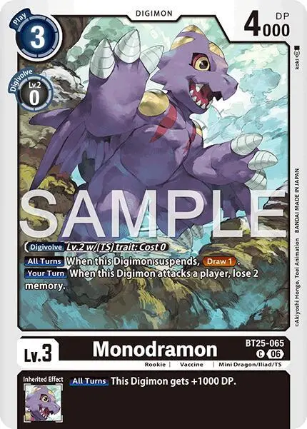 Monodramon card art