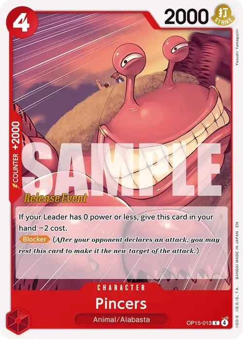 Pincers card art