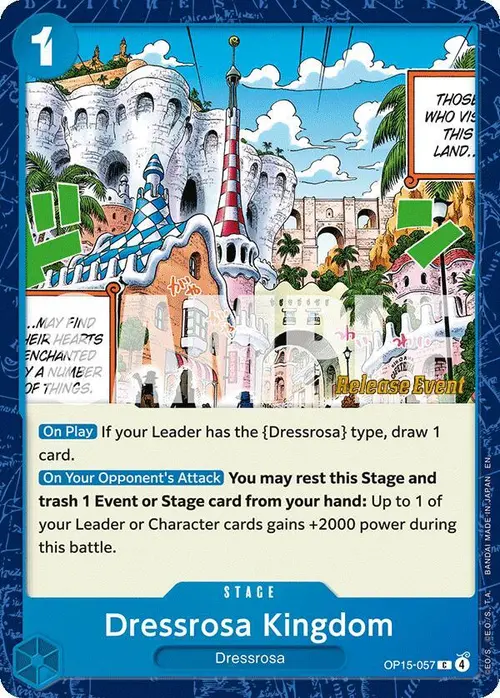 Dressrosa Kingdom card art